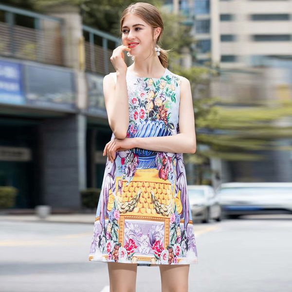 boho dressed in flower quality milan passarela female summer vest the line jacquard dress party, Black;gray
boho dressed in flower quality milan passarela female summer vest the line jacquard dress party, Black;gray