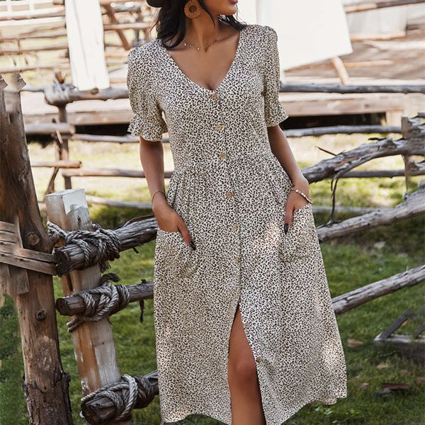 casual dresses sets ladies vintage luipaard print summer slender random high tail button bohemian beach dress vestido women smes, Black;gray
casual dresses sets ladies vintage luipaard print summer slender random high tail button bohemian beach dress vestido women smes, Black;gray