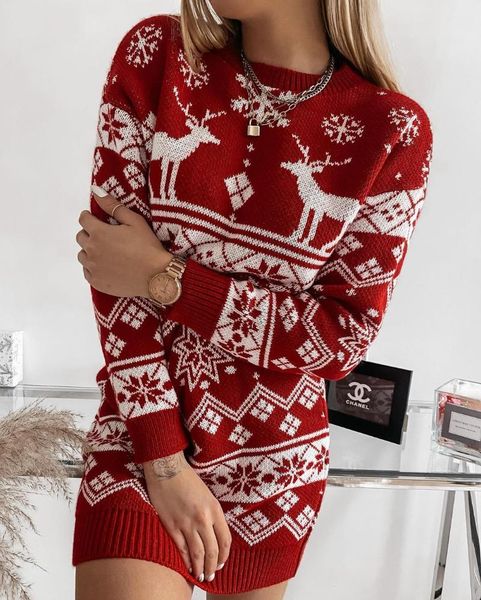 casual dresses christmas knitted sweater dress long sleeve snowflake pattern pullover holiday round neck jumper pullover,, Black;gray
casual dresses christmas knitted sweater dress long sleeve snowflake pattern pullover holiday round neck jumper pullover,, Black;gray