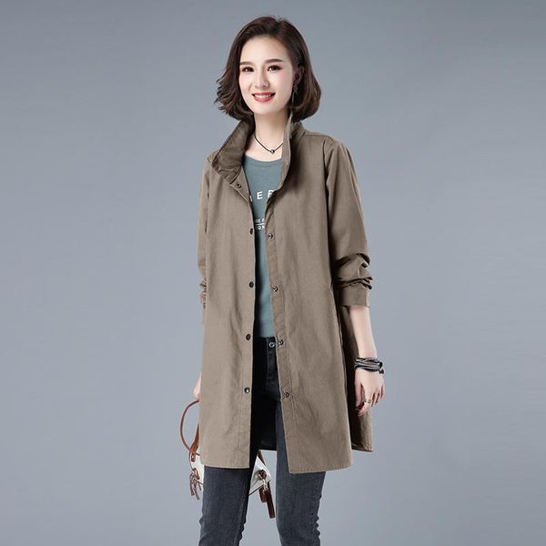 fashion women's trench coat spring autumn stand-up collar casual khaki loose plus size windbreaker outerwear famale coats, Tan;black
fashion women's trench coat spring autumn stand-up collar casual khaki loose plus size windbreaker outerwear famale coats, Tan;black