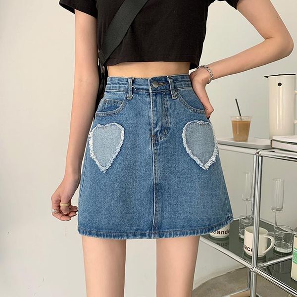 spring kawaii women skirts vintage spice girls jean short skirt female harajuku cute denim heart mujer, Black
spring kawaii women skirts vintage spice girls jean short skirt female harajuku cute denim heart mujer, Black