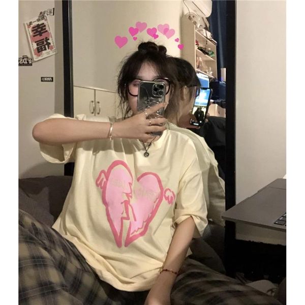 tees female ins hipster chic t shirts loose women's clothing summer style casual fashion brand korean clothes t-shirt, White
tees female ins hipster chic t shirts loose women's clothing summer style casual fashion brand korean clothes t-shirt, White