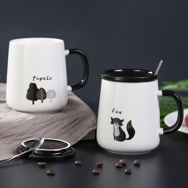 mugs nordic style retro ceramic mug 450ml couple with lid spoon office light luxury coffee cup household water
mugs nordic style retro ceramic mug 450ml couple with lid spoon office light luxury coffee cup household water