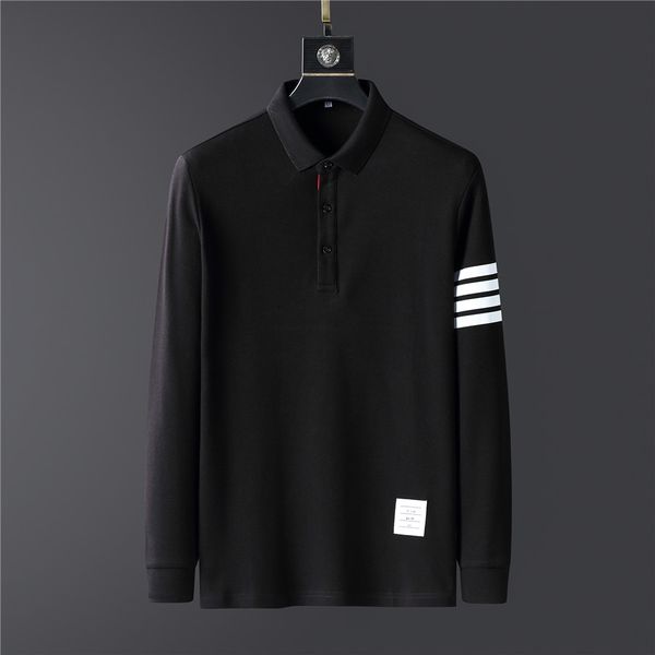 brand autumn solid color polo shirt fashion casual polo shirt mens long sleeve embroidery pure cotton plus size, White;black
brand autumn solid color polo shirt fashion casual polo shirt mens long sleeve embroidery pure cotton plus size, White;black
