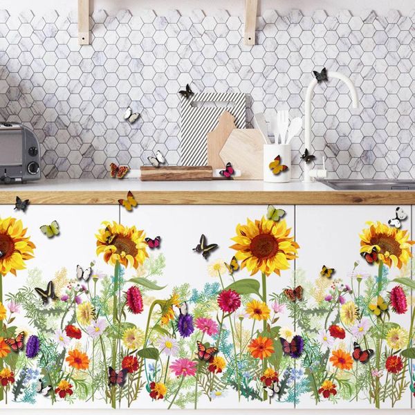 wall stickers sunflowers green leaves for living room kids bedroom decal home decoration decor murals
wall stickers sunflowers green leaves for living room kids bedroom decal home decoration decor murals