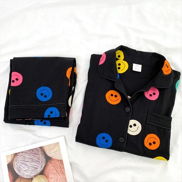 room wear korean home womens sleepwears suit pajamas dark smiley pijamas cartoon print pyjamas sleepwear gothic spring and autumn sets, Black;red
room wear korean home womens sleepwears suit pajamas dark smiley pijamas cartoon print pyjamas sleepwear gothic spring and autumn sets, Black;red
