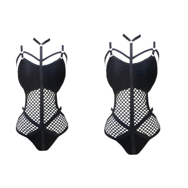 2pcs black sheer knit net mesh women swimwear one piece swimsuit female bather bathing suit swim halter - s & m one-pieces
2pcs black sheer knit net mesh women swimwear one piece swimsuit female bather bathing suit swim halter - s & m one-pieces