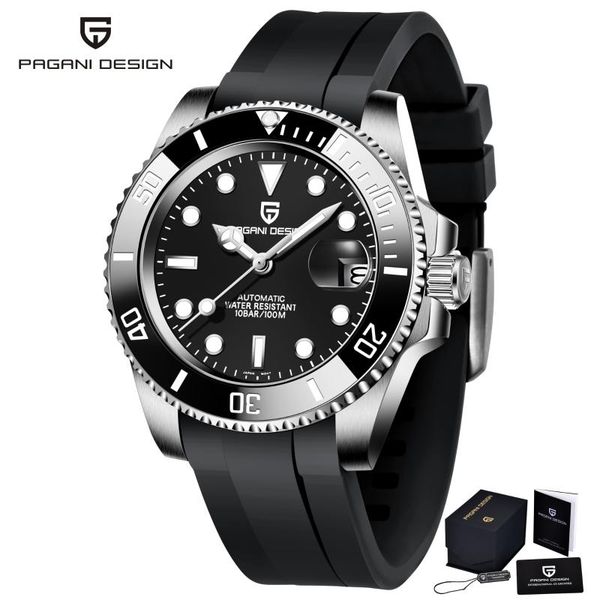 wristwatches pagani design 2021 brand 40mm watch men automatic mechanical men's nh35 stainless steel waterproof clock montre homme, Slivery;brown
wristwatches pagani design 2021 brand 40mm watch men automatic mechanical men's nh35 stainless steel waterproof clock montre homme, Slivery;brown