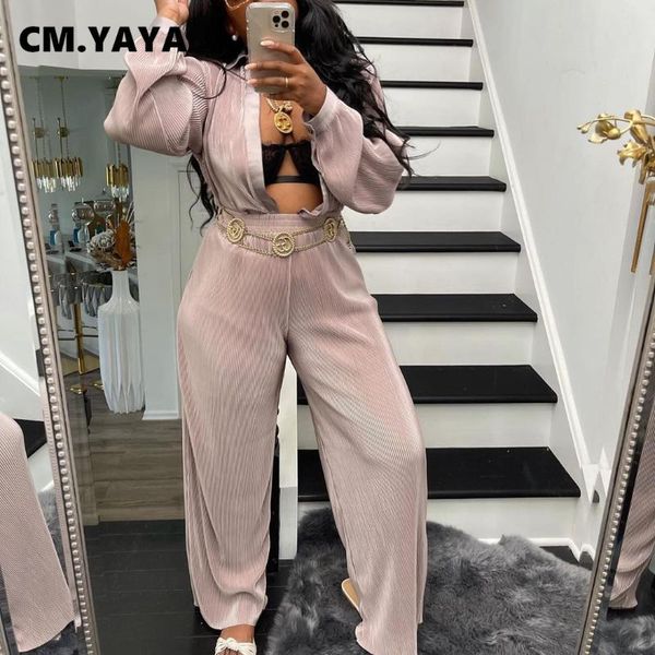 women's two piece pants cm.yaya autumn winter set elegant blouses and straight suit 2piece outfits street matching tracksuit, White
women's two piece pants cm.yaya autumn winter set elegant blouses and straight suit 2piece outfits street matching tracksuit, White