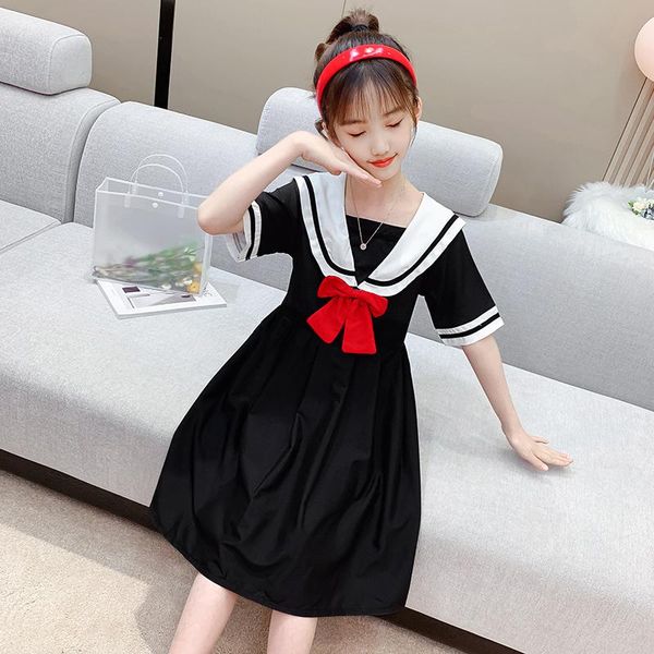 girl's dresses school girl dress 2022 summer student cotton bowknot design sundress kids clothes children costume 3 4 7 9 11 12 13years, Red;yellow
girl's dresses school girl dress 2022 summer student cotton bowknot design sundress kids clothes children costume 3 4 7 9 11 12 13years, Red;yellow