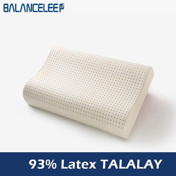 balanceleep talalay process 93.8% natural latex pillow orthopedic contour for sleep neck soft bedding
balanceleep talalay process 93.8% natural latex pillow orthopedic contour for sleep neck soft bedding
