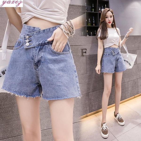 row buckle high waist jeans shorts woman slim wrap hip all-match women's, White;black
row buckle high waist jeans shorts woman slim wrap hip all-match women's, White;black