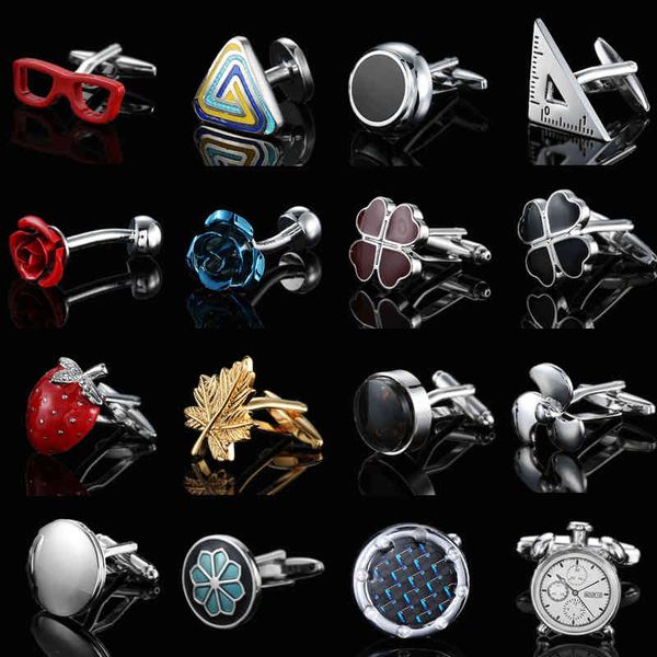enamel technology men's french shirt business dress accessories leaf rose laser metal cufflinks whole, Silver
enamel technology men's french shirt business dress accessories leaf rose laser metal cufflinks whole, Silver