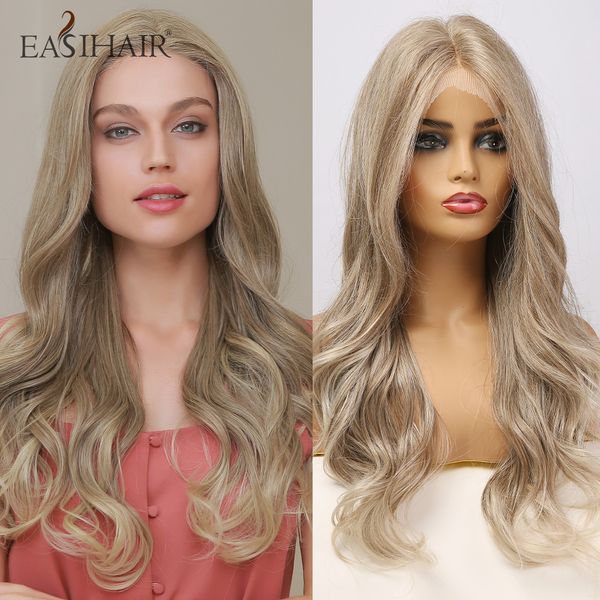 long body wave lace front wigs natural hair synthetic wigs for women grey ombre high density heat resistant lace wigs, Black
long body wave lace front wigs natural hair synthetic wigs for women grey ombre high density heat resistant lace wigs, Black