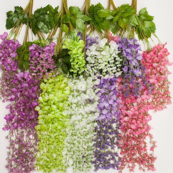 decorative flowers & wreaths 12pcs artificial wisteria vine ratta fake hanging garland silk long string for home party wedding decor
decorative flowers & wreaths 12pcs artificial wisteria vine ratta fake hanging garland silk long string for home party wedding decor