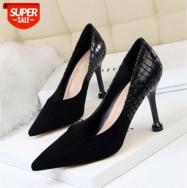 278-11 european and american fashion simple high-heeled suede stitching snake print women's shoes slim nightclub single #sw4i
278-11 european and american fashion simple high-heeled suede stitching snake print women's shoes slim nightclub single #sw4i