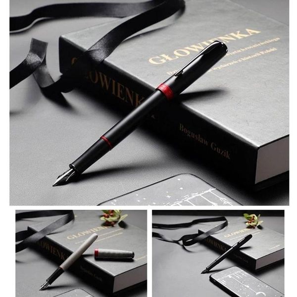 fountain pens 1pc metal luxury pen with box writing business supplies calligraphy office stationery signing sc f1k4
fountain pens 1pc metal luxury pen with box writing business supplies calligraphy office stationery signing sc f1k4
