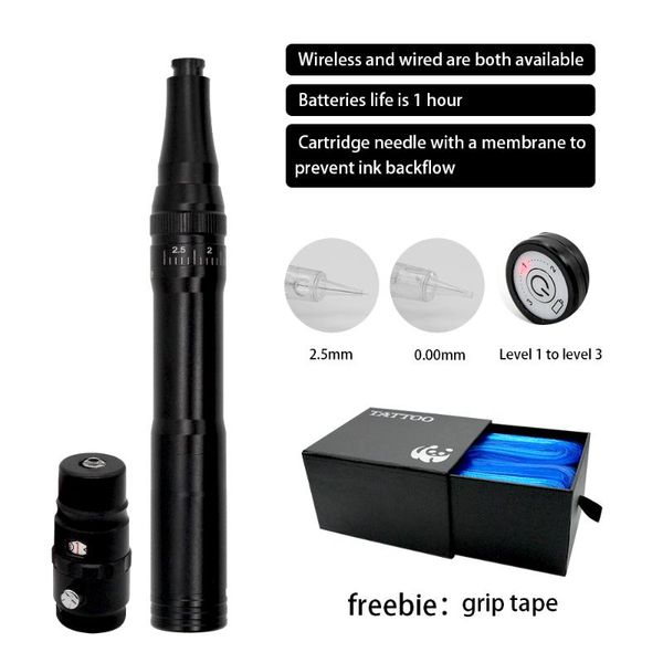 tattoo guns kits 1pcs clip in wireless pmu machine with 2 batteries for eyebrow lip eyeliner permanent makeup
tattoo guns kits 1pcs clip in wireless pmu machine with 2 batteries for eyebrow lip eyeliner permanent makeup
