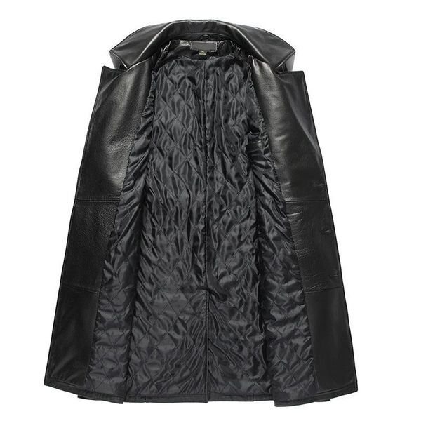 men's leather & faux brand mens double breated genuine windbreakers for male belted long coats parkas outwear black
men's leather & faux brand mens double breated genuine windbreakers for male belted long coats parkas outwear black