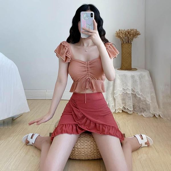 women's swimwear celmia women swimsuit 2021 fashion sweet ruffled short sleeve bikinis set drawstring bathing suit 2 pcs biquinis, White;black
women's swimwear celmia women swimsuit 2021 fashion sweet ruffled short sleeve bikinis set drawstring bathing suit 2 pcs biquinis, White;black
