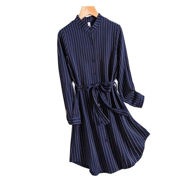 casual striped shirt dress women 2021 spring long sleeve v-neck sashes mini summer elegant ol style lace up party dresses, Black;gray
casual striped shirt dress women 2021 spring long sleeve v-neck sashes mini summer elegant ol style lace up party dresses, Black;gray
