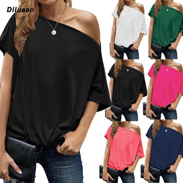 women's t-shirt off shoulder t shirts women summer shirt casual short sleeve loose tee for ropa de mujer, White
women's t-shirt off shoulder t shirts women summer shirt casual short sleeve loose tee for ropa de mujer, White