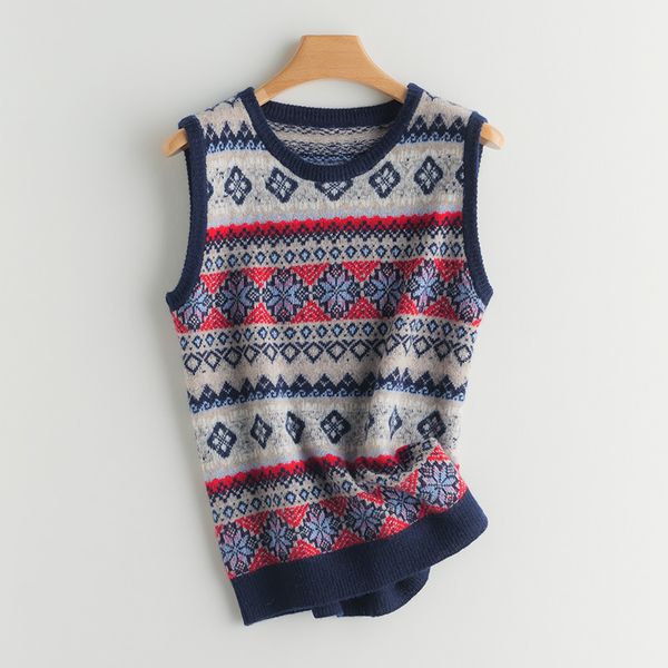 women's knits & tees autumn and winter fashion australian wool vest women's national style pullover jacket c0xy, White
women's knits & tees autumn and winter fashion australian wool vest women's national style pullover jacket c0xy, White