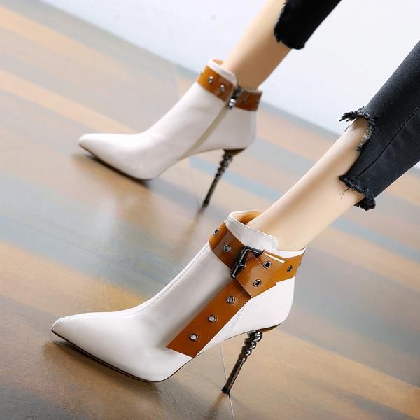 boots 2021 mixed-color belt buckle boot waterproof platform high heel leather women stiletto ankle european, Black
boots 2021 mixed-color belt buckle boot waterproof platform high heel leather women stiletto ankle european, Black