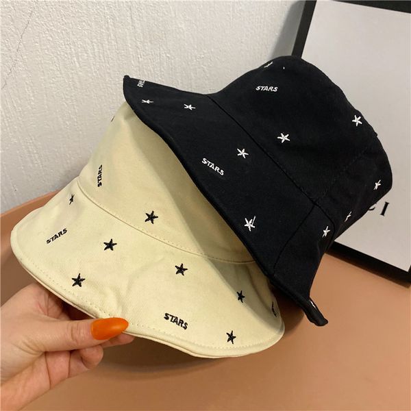 fisherman's spring summer girl star sky embroidered basin cotton foldable big brim sunscreen hat, Yellow
fisherman's spring summer girl star sky embroidered basin cotton foldable big brim sunscreen hat, Yellow