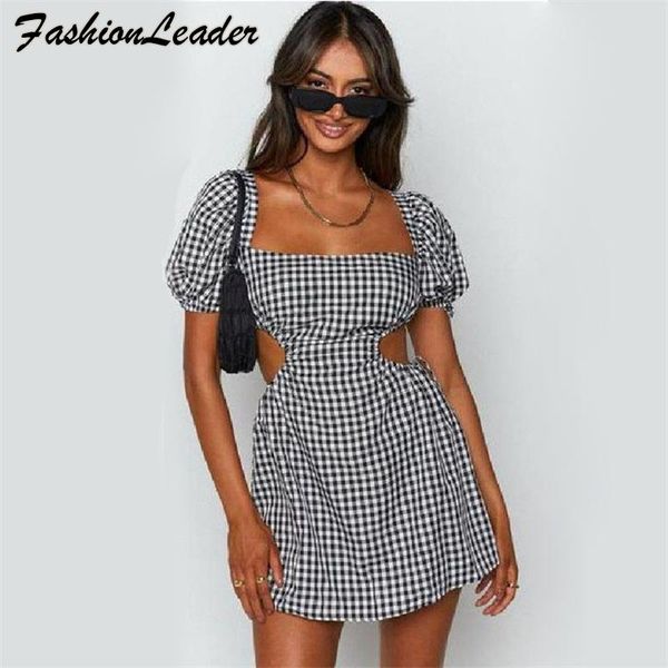casual dresses vintage backless lace up mini dress women drawstring puff short sleeve bandage white 2021 summer 90s clothes, Black;gray
casual dresses vintage backless lace up mini dress women drawstring puff short sleeve bandage white 2021 summer 90s clothes, Black;gray