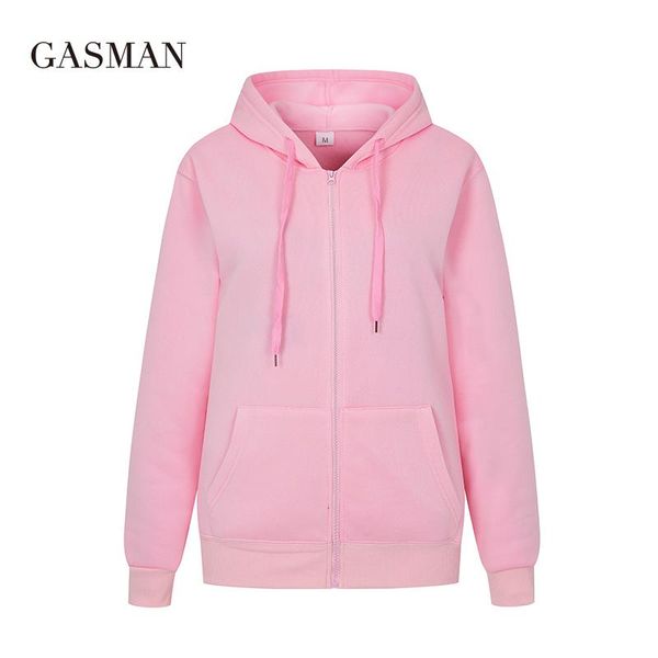 women's hoodies & sweatshirts gasman autumn solid long sleeve hoodie zipper winter female casual pocket hooded clothes, Black
women's hoodies & sweatshirts gasman autumn solid long sleeve hoodie zipper winter female casual pocket hooded clothes, Black