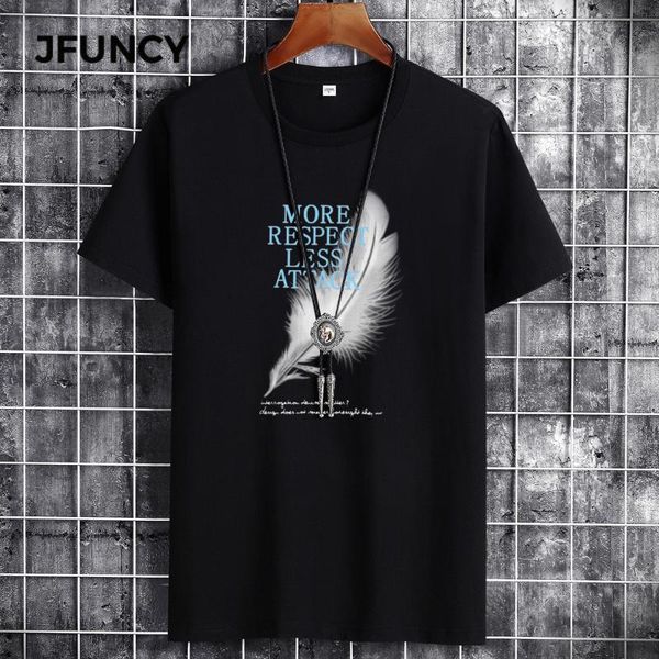 men's t-shirts jfuncy men t-shirt summer cotton big size clothes street harajuku printing short sleeve comfortable, White;black
men's t-shirts jfuncy men t-shirt summer cotton big size clothes street harajuku printing short sleeve comfortable, White;black