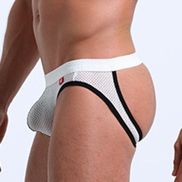 underpants breathable mesh jock strap men underwear comfortable tight thong jockstrap backless g-string homme slip erotic lingerie a30, Black;white
underpants breathable mesh jock strap men underwear comfortable tight thong jockstrap backless g-string homme slip erotic lingerie a30, Black;white