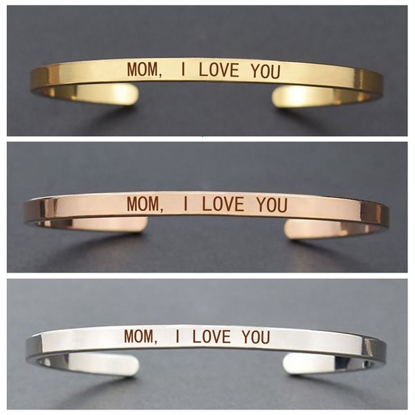 2021 new charm bracelets gift for mom " , i love you engraved cuff women simple bangles fashion jewelry dropshipping hikr, Golden;silver
2021 new charm bracelets gift for mom " , i love you engraved cuff women simple bangles fashion jewelry dropshipping hikr, Golden;silver
