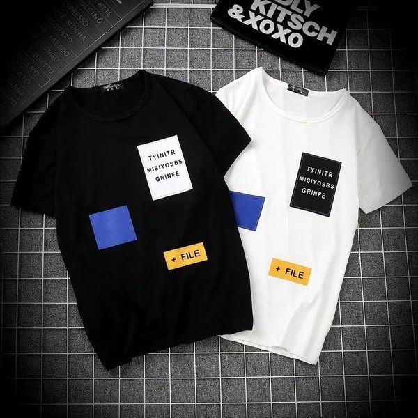 men's t-shirts 2021 short-sleeved round-necked bodysuit summer fashion trend 100 t-shirt wear, White;black
men's t-shirts 2021 short-sleeved round-necked bodysuit summer fashion trend 100 t-shirt wear, White;black