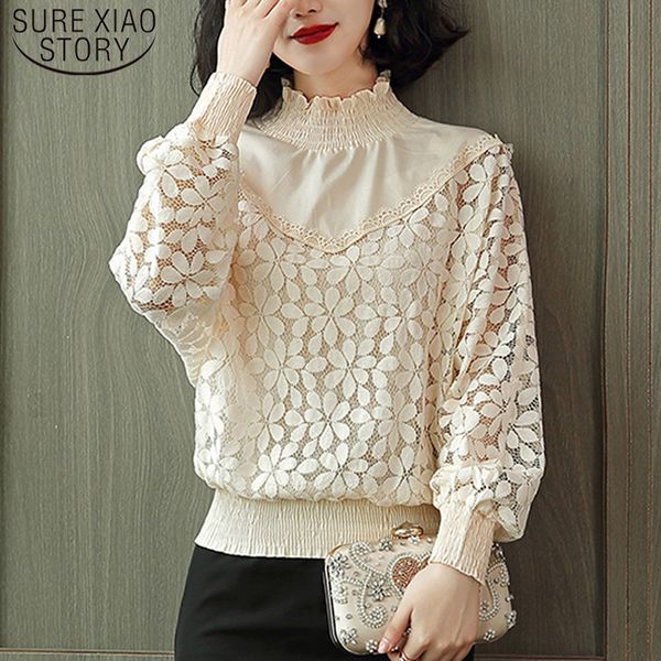 autumn long sleeve lace women shits hollow out blouse solid female s clothing fashion blouses woman 5432 50 210510, White
autumn long sleeve lace women shits hollow out blouse solid female s clothing fashion blouses woman 5432 50 210510, White