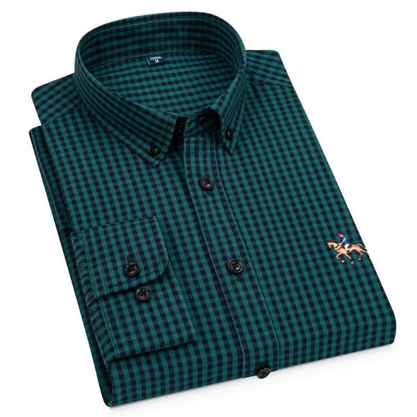 men's casual shirts 100% cotton plaid shirt long sleeve dress button down collar excellent comfortable slim fit business male top, White;black
men's casual shirts 100% cotton plaid shirt long sleeve dress button down collar excellent comfortable slim fit business male top, White;black