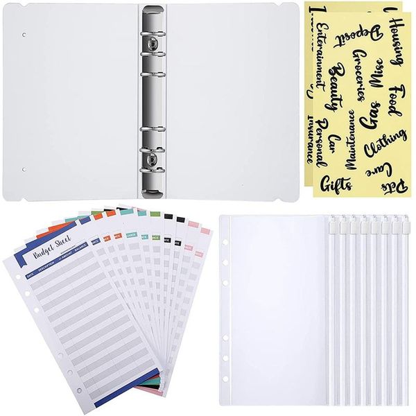 gift wrap a6 budget binder envelopes 6-ring covers are suitable for business notebook, travel diary
gift wrap a6 budget binder envelopes 6-ring covers are suitable for business notebook, travel diary