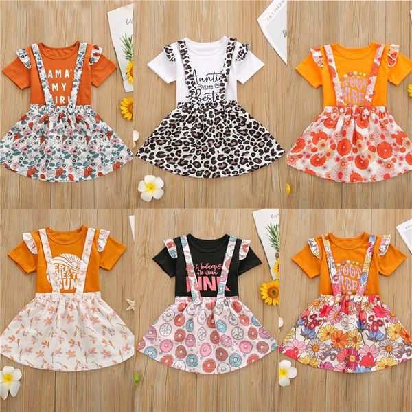 clothing sets 2pcs 1-6years children girls clothes set,baby sweet letter print short sleeve t-shirt+floral/leopard suspender skirt, White
clothing sets 2pcs 1-6years children girls clothes set,baby sweet letter print short sleeve t-shirt+floral/leopard suspender skirt, White