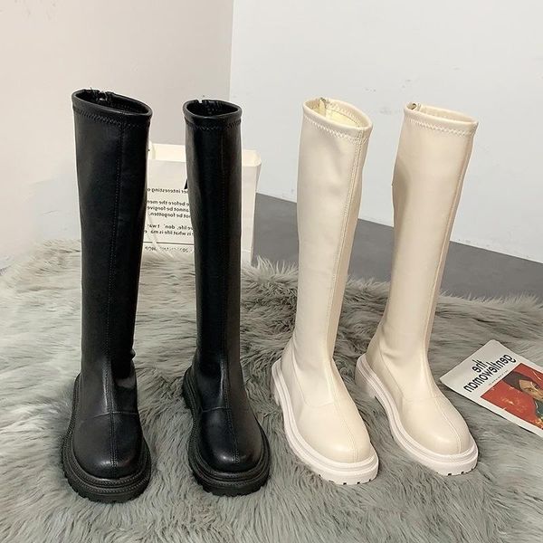dress shoes high boots women's thick heel below the knee chivalry 2021 soled middle plush pipe, Black
dress shoes high boots women's thick heel below the knee chivalry 2021 soled middle plush pipe, Black