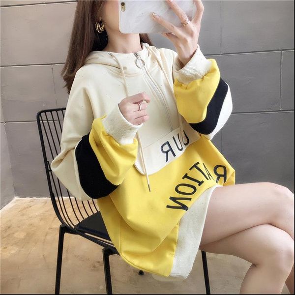 autumn and winter mid length women sweatshirts harajuku loose graffiti letter modis thin pullover zipper plus size hoodies y6121, Black
autumn and winter mid length women sweatshirts harajuku loose graffiti letter modis thin pullover zipper plus size hoodies y6121, Black