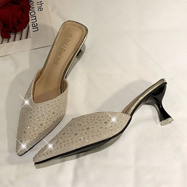 agv 2021korean pointed tin eeled soes women's knitting breatable baotou alf slippers summer mid hig-eeled soesslippers h, Black
agv 2021korean pointed tin eeled soes women's knitting breatable baotou alf slippers summer mid hig-eeled soesslippers h, Black
