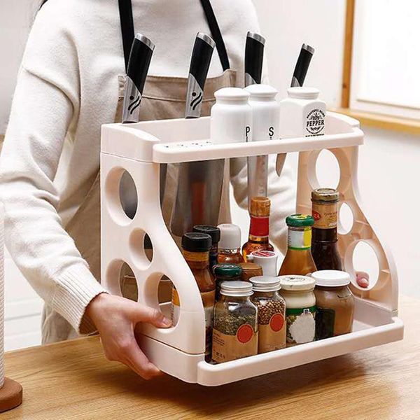 kitchen 2-tier spice rack organizer multipurpose utensil holder tanding shelf for jars bottle promotion storage & organization
kitchen 2-tier spice rack organizer multipurpose utensil holder tanding shelf for jars bottle promotion storage & organization