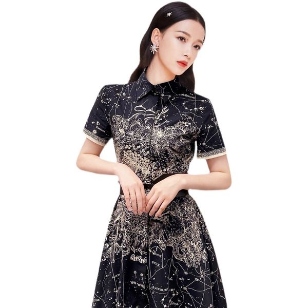 casual dresses in the summer of 2021 star with personalized high-end stylish temperament impression ed female waist, Black;gray
casual dresses in the summer of 2021 star with personalized high-end stylish temperament impression ed female waist, Black;gray