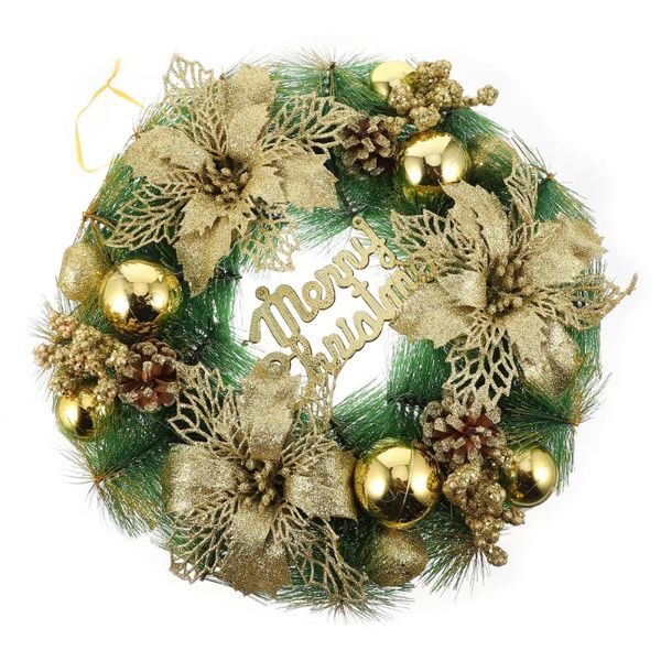 1pc garland festive decorative creative hanging ornament wreath pendant for christmas party flowers & wreaths
1pc garland festive decorative creative hanging ornament wreath pendant for christmas party flowers & wreaths