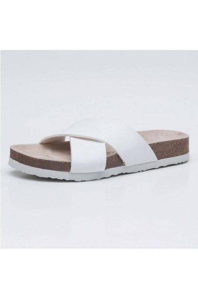 sandals victorino white slippers, Black