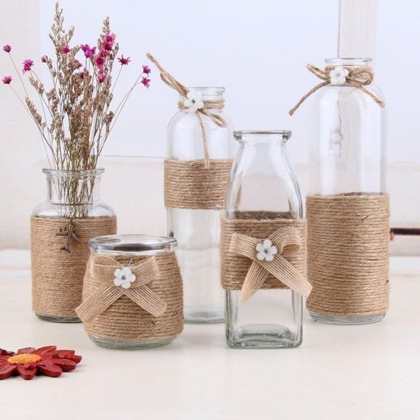 vases 1-10pcs five nordic creative rope transparent glass wedding flower for homes retro nostalgia minimalist decor
vases 1-10pcs five nordic creative rope transparent glass wedding flower for homes retro nostalgia minimalist decor