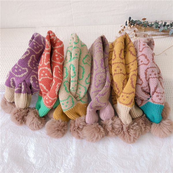 cartoon bear kids boys girls scarf winter warm plush balls knitted cross collar neck ring scarf children baby scarves 1-10t, Blue;gray
cartoon bear kids boys girls scarf winter warm plush balls knitted cross collar neck ring scarf children baby scarves 1-10t, Blue;gray