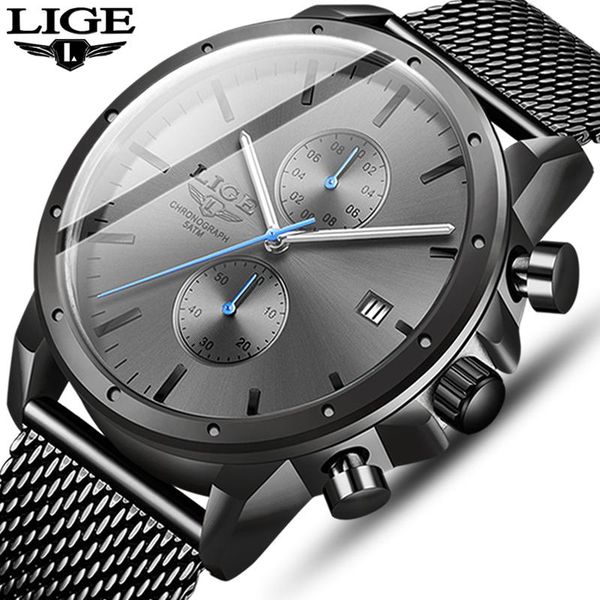 mens watches lige business watch men chronograph full steel waterproof analog quartz wristwatch male clock+box wristwatches, Slivery;brown
mens watches lige business watch men chronograph full steel waterproof analog quartz wristwatch male clock+box wristwatches, Slivery;brown