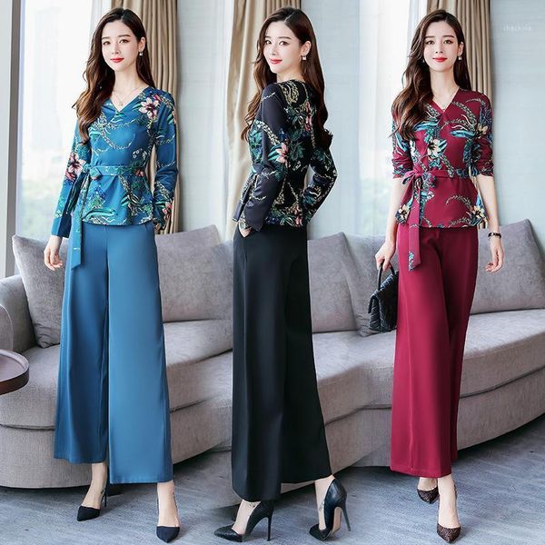 women's tracksuits spring and summer chiffon suit fashion printing lacing solid color wide leg pants casual two-piece al930, Gray
women's tracksuits spring and summer chiffon suit fashion printing lacing solid color wide leg pants casual two-piece al930, Gray